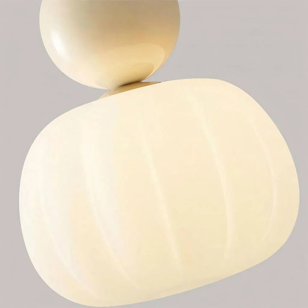 Nordic Pumpkin Pendant Light – Modern LED Ceiling Lamp for Stylish Interiors