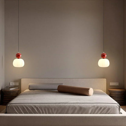 Nordic Pumpkin Pendant Light – Modern LED Ceiling Lamp for Stylish Interiors