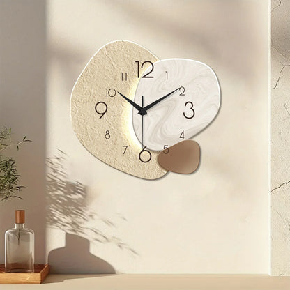 TempoStone Modern Minimalist Wall Clock – Silent Quartz Movement