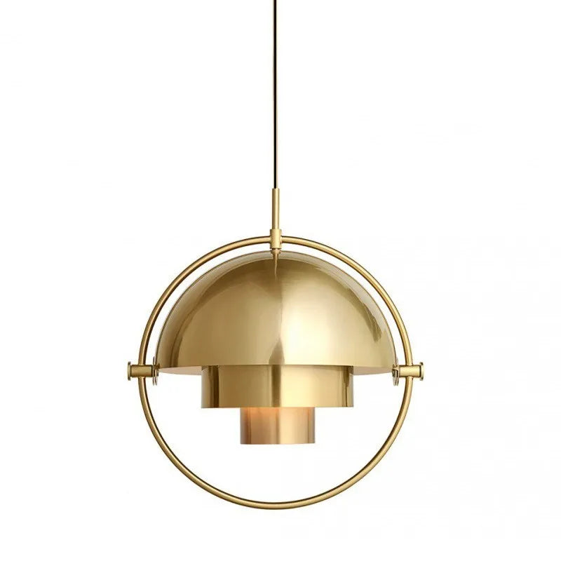 Modern Nordic Sculptural Pendant Light | Elegant Metal Hanging Lamp