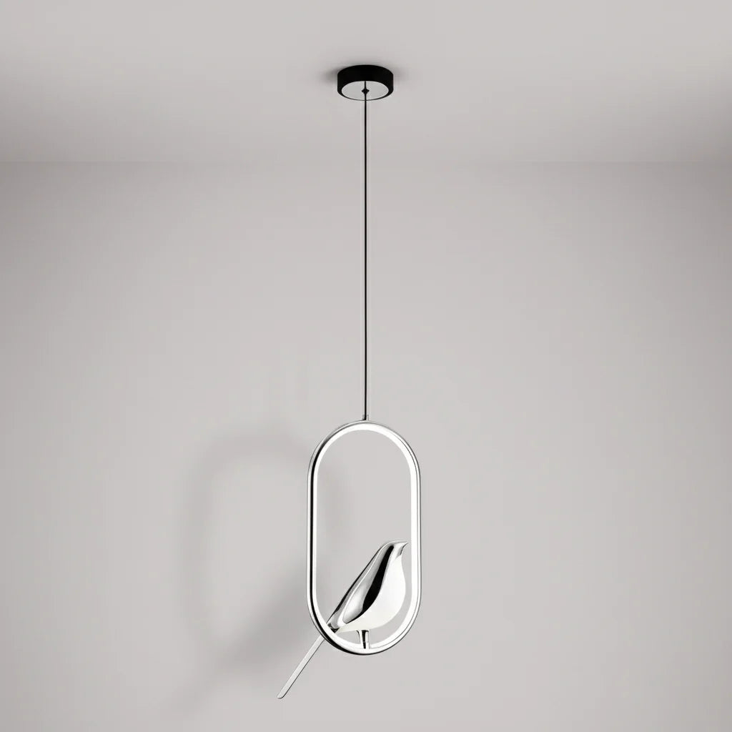 Magpie Pendant Light – Nordic-Inspired LED Bird Design