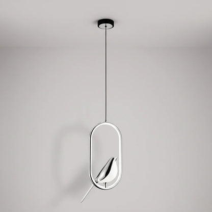 Magpie Pendant Light – Nordic-Inspired LED Bird Design
