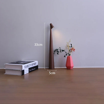 Glowora LED Table Lamp – Rechargeable Touch-Dimmable Light