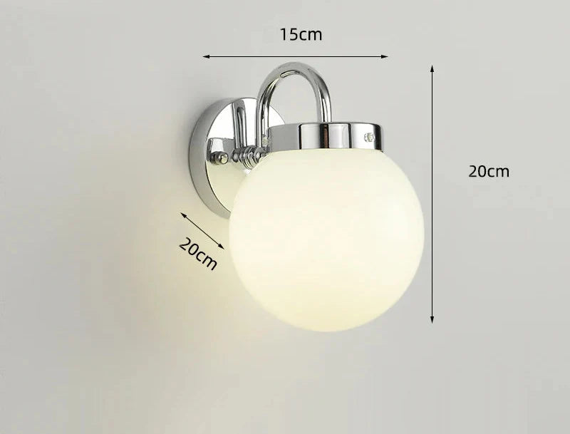 Quashion Wall Lamp – Sleek Modern Chrome Minimalist Lighting