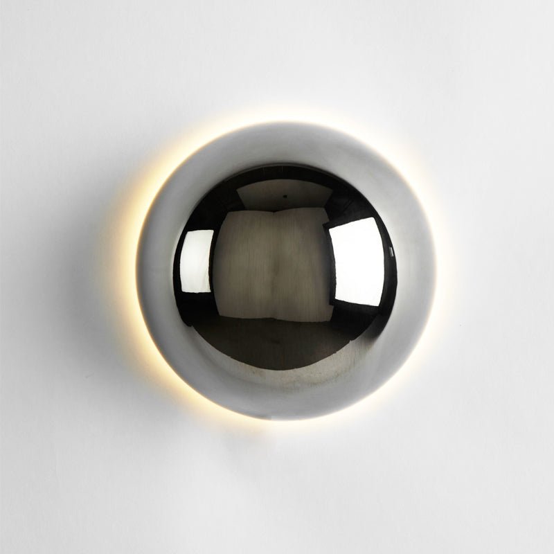 Bauhaus Eclipse Wall Lamp | Elegant Gold-Finish Modern Art Lighting