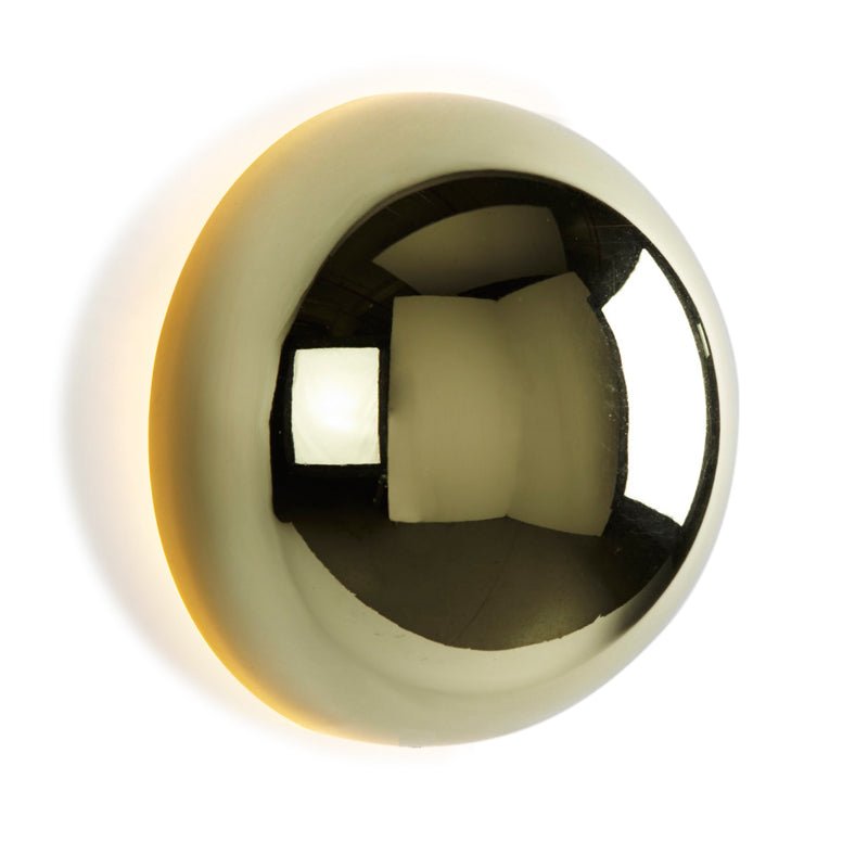 Bauhaus Eclipse Wall Lamp | Elegant Gold-Finish Modern Art Lighting
