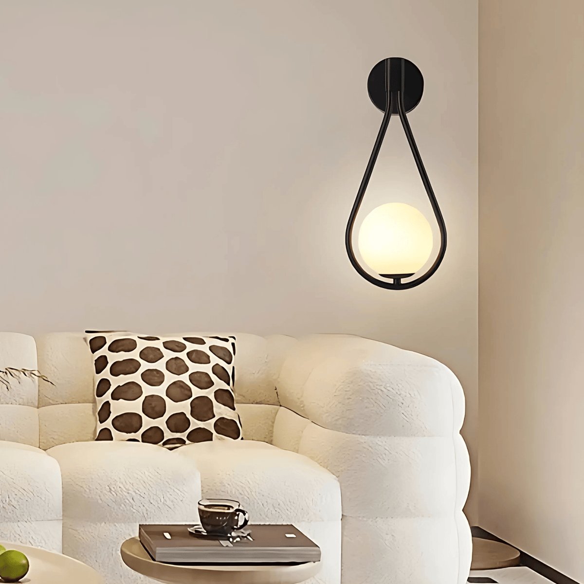 Modern Droplet Wall Light | Elegant Teardrop Wall Lamp