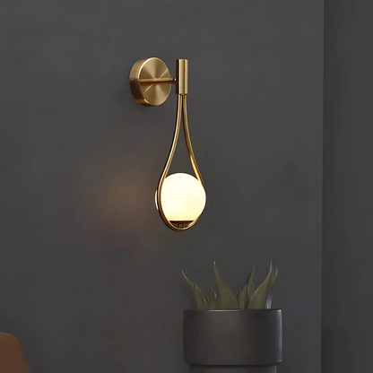 Modern Droplet Wall Light | Elegant Teardrop Wall Lamp