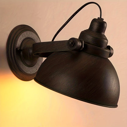 Industrial Vintage Wall Light – Retro Metal Sconce Lamp for Stylish Home Décor