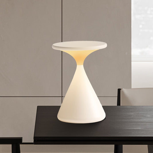 Aurora Wireless Table Lamp – Elegant Hourglass Design