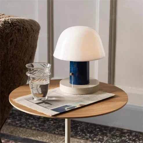 Mushroom Table Lamp | Modern Wireless Rechargeable LED Light