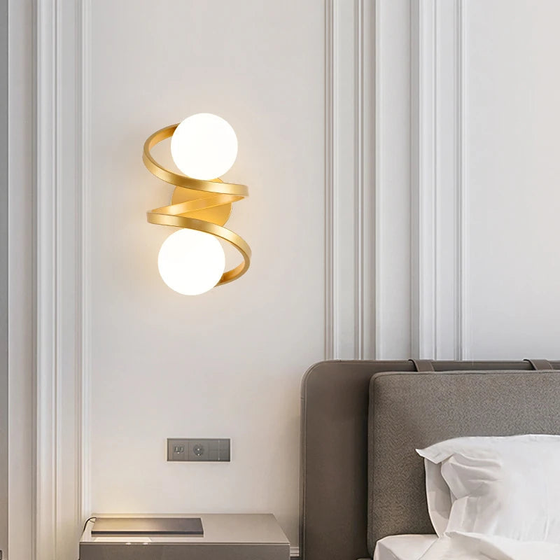 Astra Wall Light | Sleek Modern Dual-Globe LED Design